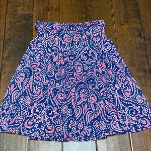 Cynthia Rowley patterned stretch skirt